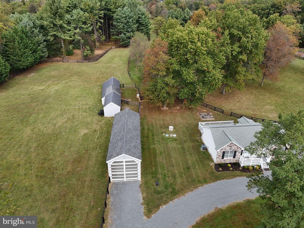19821 Foggy Bottom Road Bluemont, VA 20135 - Photo 6 of 92 an aerial view of a house with a yard and lake view