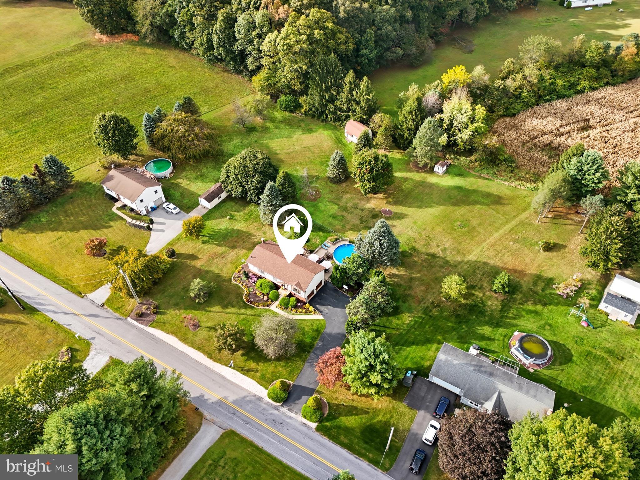 935 Pleasant Grove Road Red Lion, PA 17356 - Photo 58 of 70 an aerial view of a residential houses with outdoor space