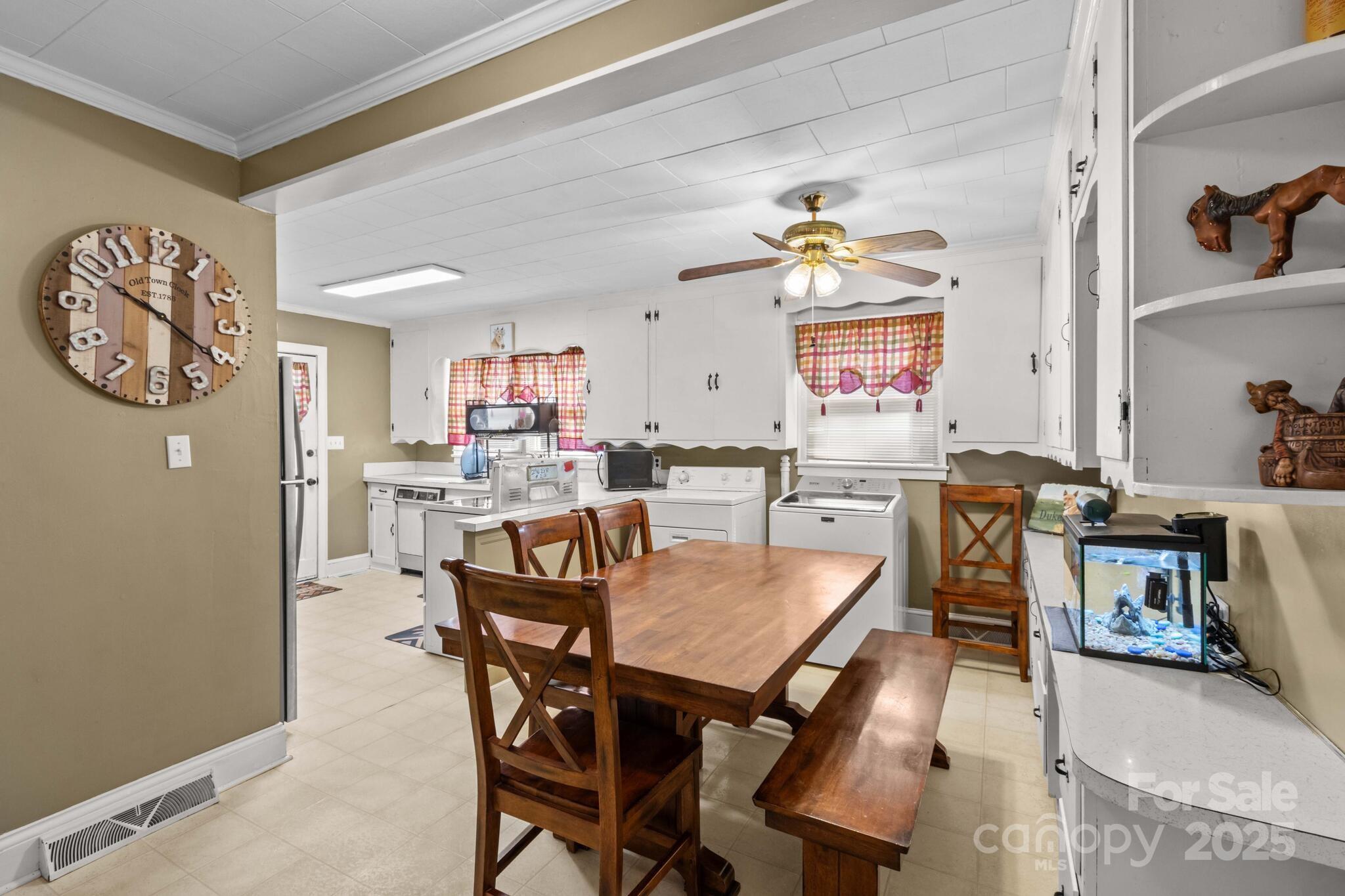 185 Homer Corriher Road China Grove, NC 28023 - Photo 16 of 48 a view of a dining room with furniture