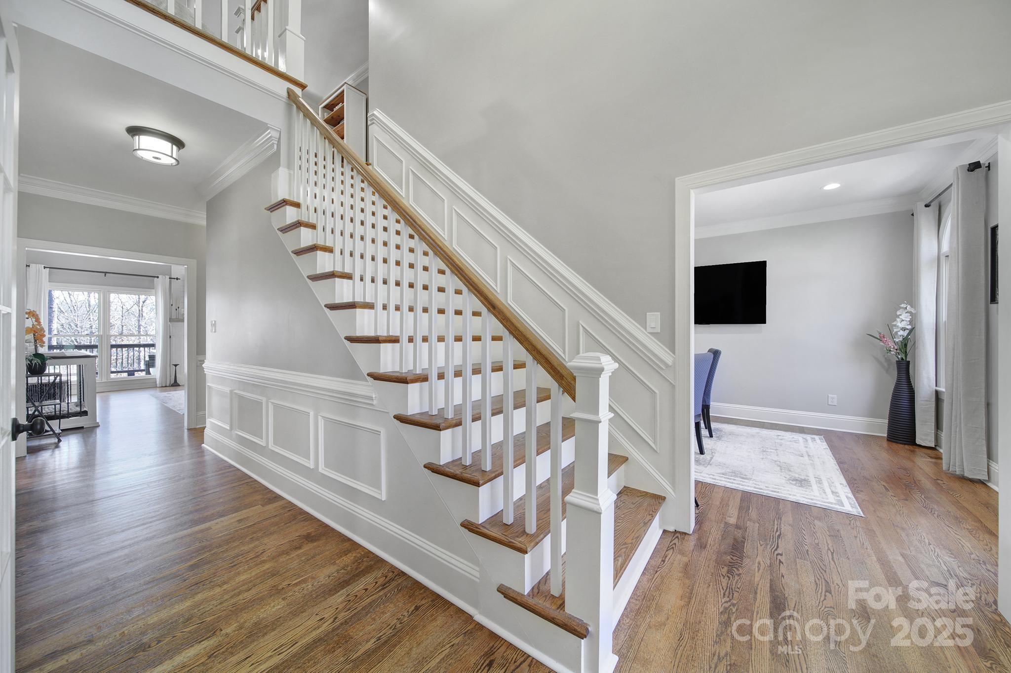 726 Amberly Crossing Fort Mill, SC 29708 - Photo 2 of 47 a view of entryway and hall with wooden floor