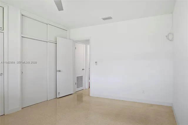 a view of an empty room