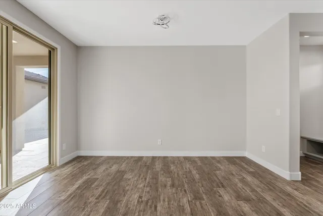 wooden floor in an empty room