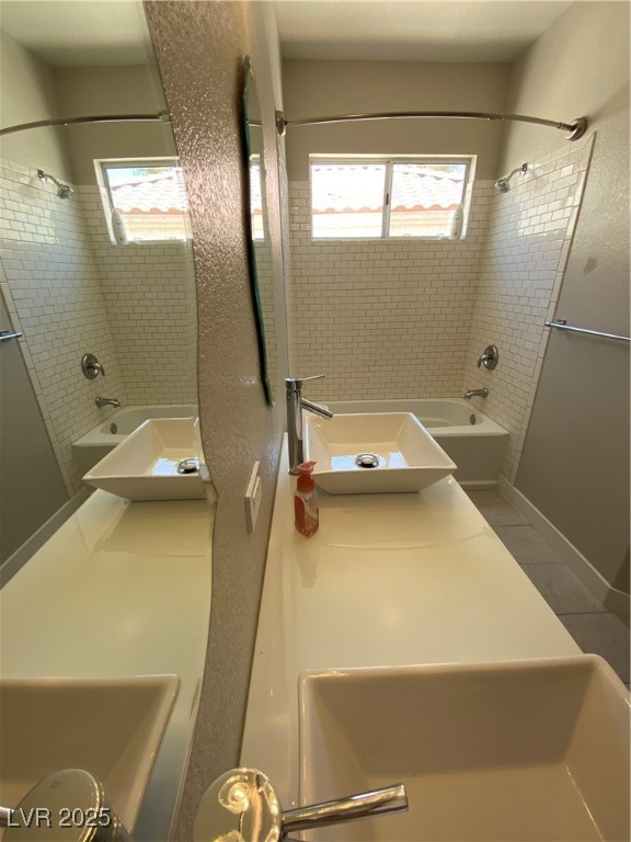 2225 Warm Walnut Drive Las Vegas, NV 89134 - Photo 23 of 38 Bathroom with shower combination and vanity