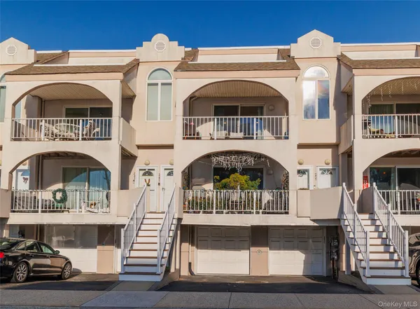 a front view of a house with a balcony
