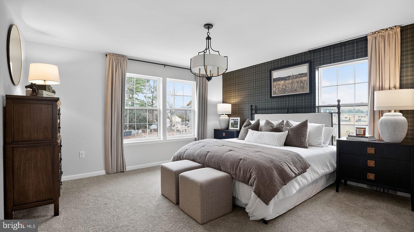 5 Clementon Road East Gibbsboro, NJ 08026 - Photo 26 of 40 a bedroom with bed a flat tv screen and a dresser