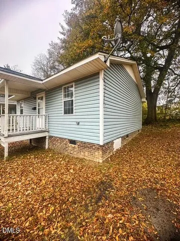 a backyard of a house