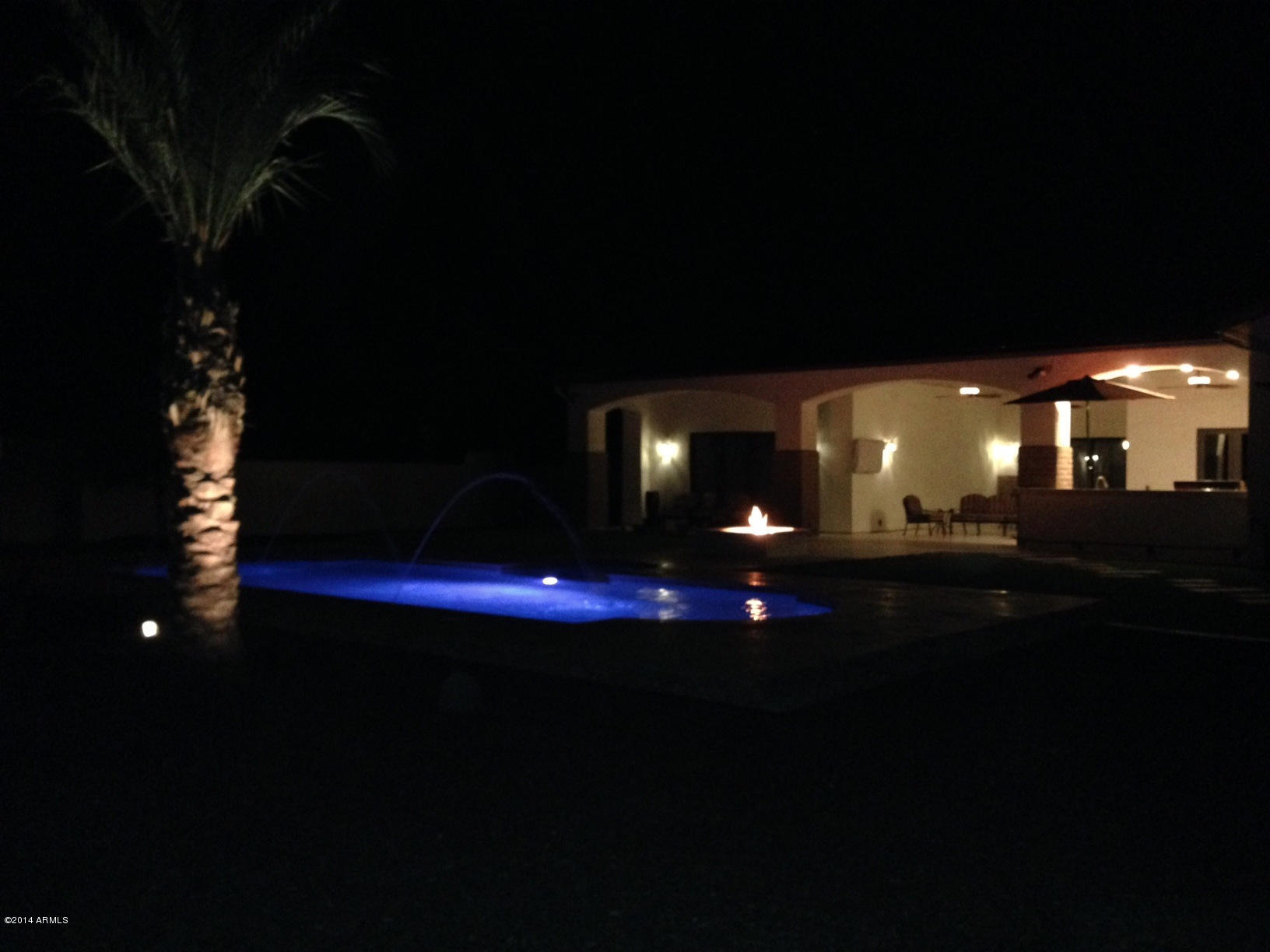 1950 East Appleby Road Gilbert, AZ 85298 - Photo 66 of 80 Lovely view of backyard at night