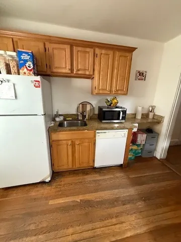 a utility room with washer and dryer