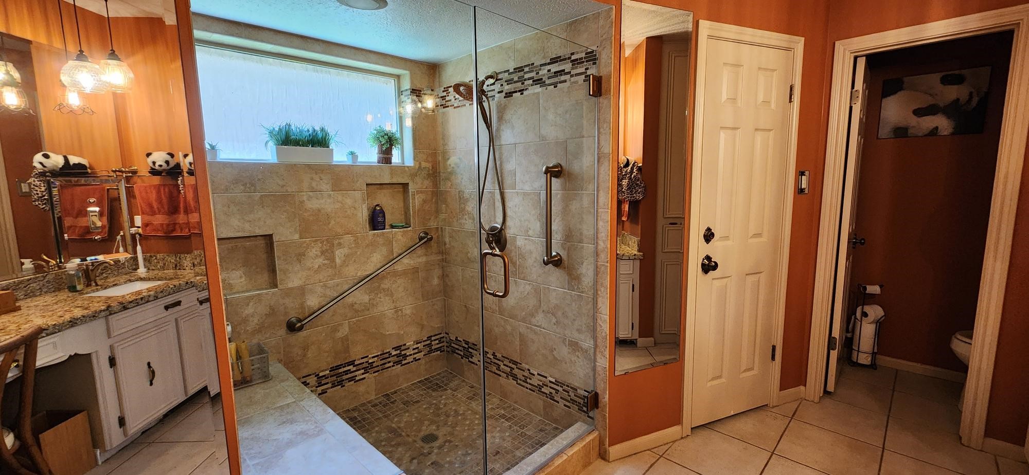 16155 Hexham Drive Spring, TX 77379 - Photo 27 of 47 a bathroom with a shower