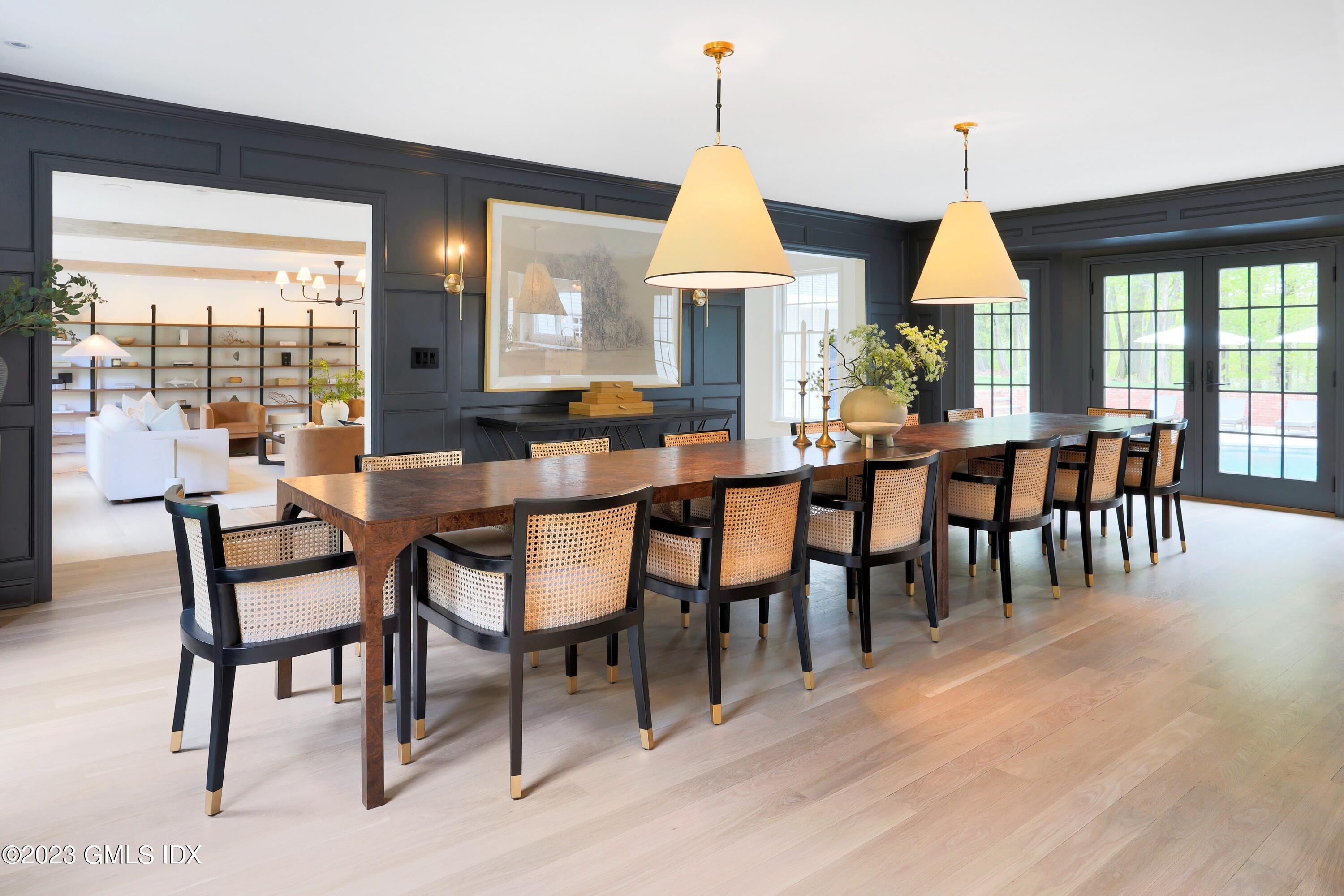 48 Old Mill Road Greenwich, CT 06831 - Photo 6 of 47 a dining hall with furniture window and outside view