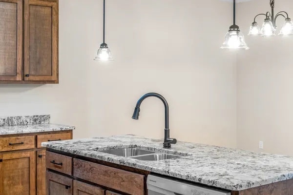 a close view of sink and tap