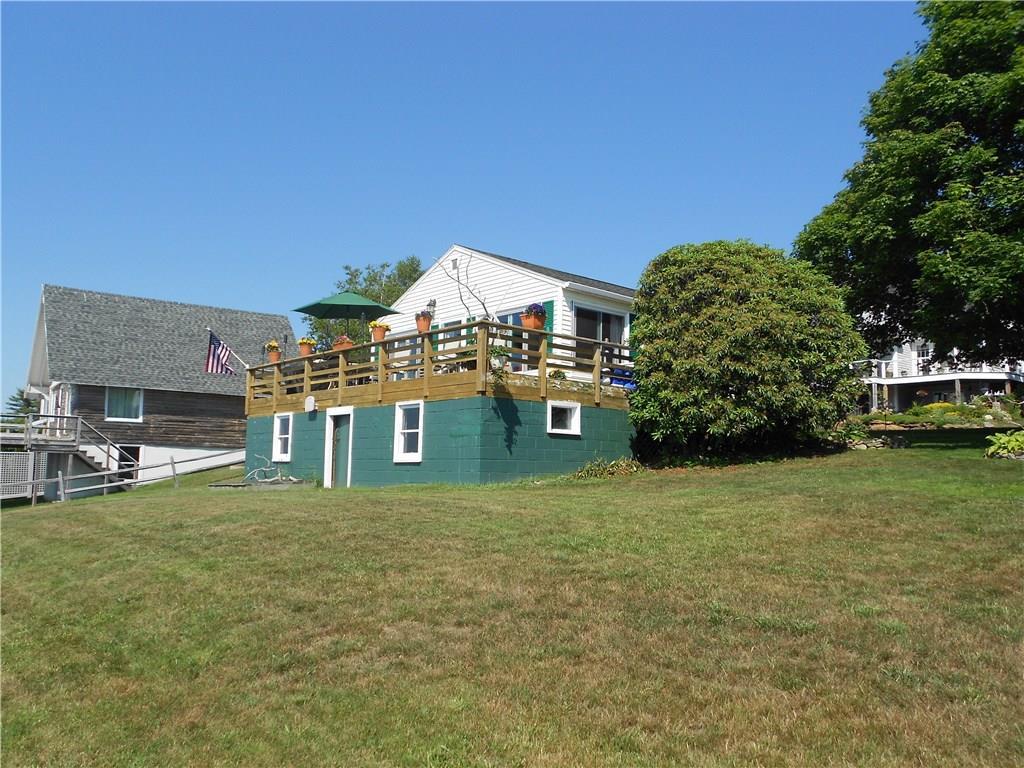57 West Shore Road Bailey Island, ME 04003 - Photo 10 of 26 Southwest side of deck and cottage