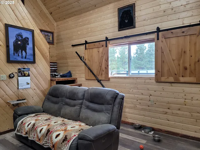 a kitchen with a stove and a microwave