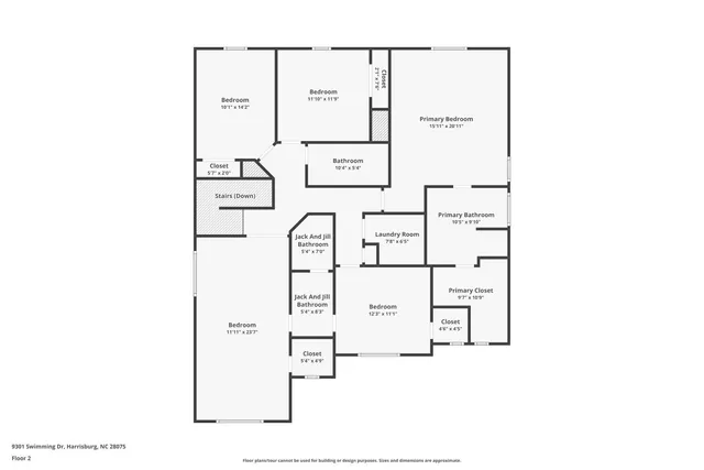 $560,000 | 9301 Swimming Drive, Harrisburg, NC 28075