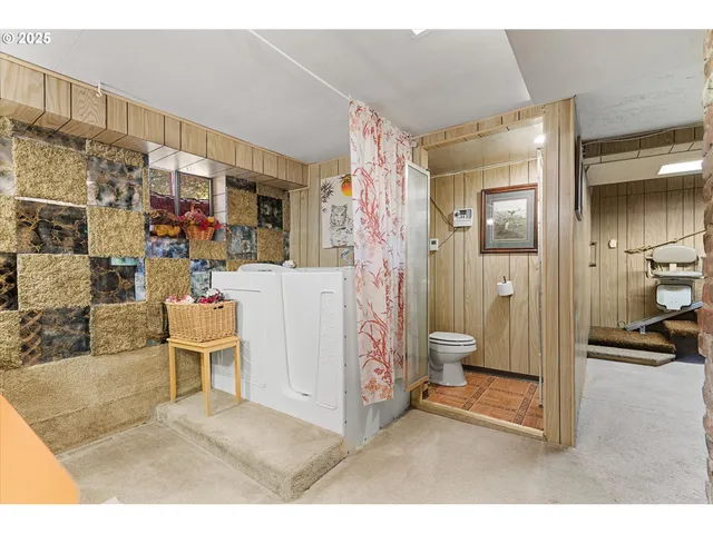 a view of living room and kitchen