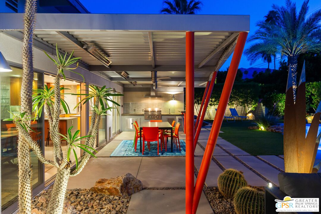 1349 Sagebrush Road Palm Springs, CA 92264 - Photo 54 of 61 an outdoor space with seating