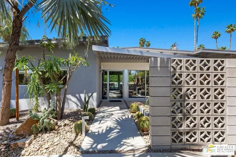 a view of a house with a patio