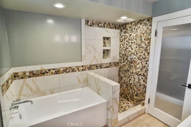 a view of livingroom with furniture and wooden floor