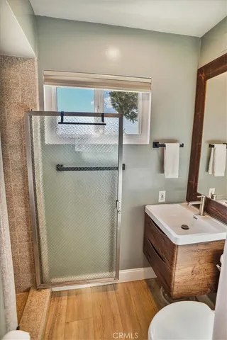 a view of an ocean and beach