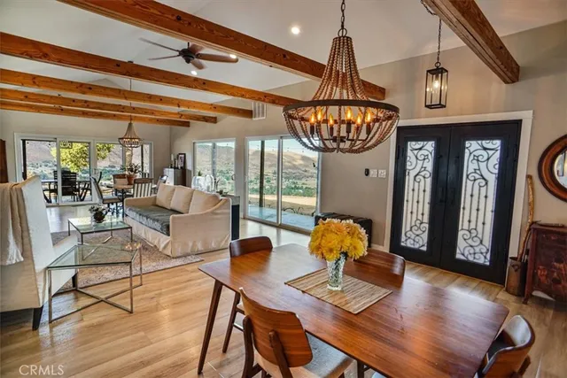 a view of a city from a roof deck