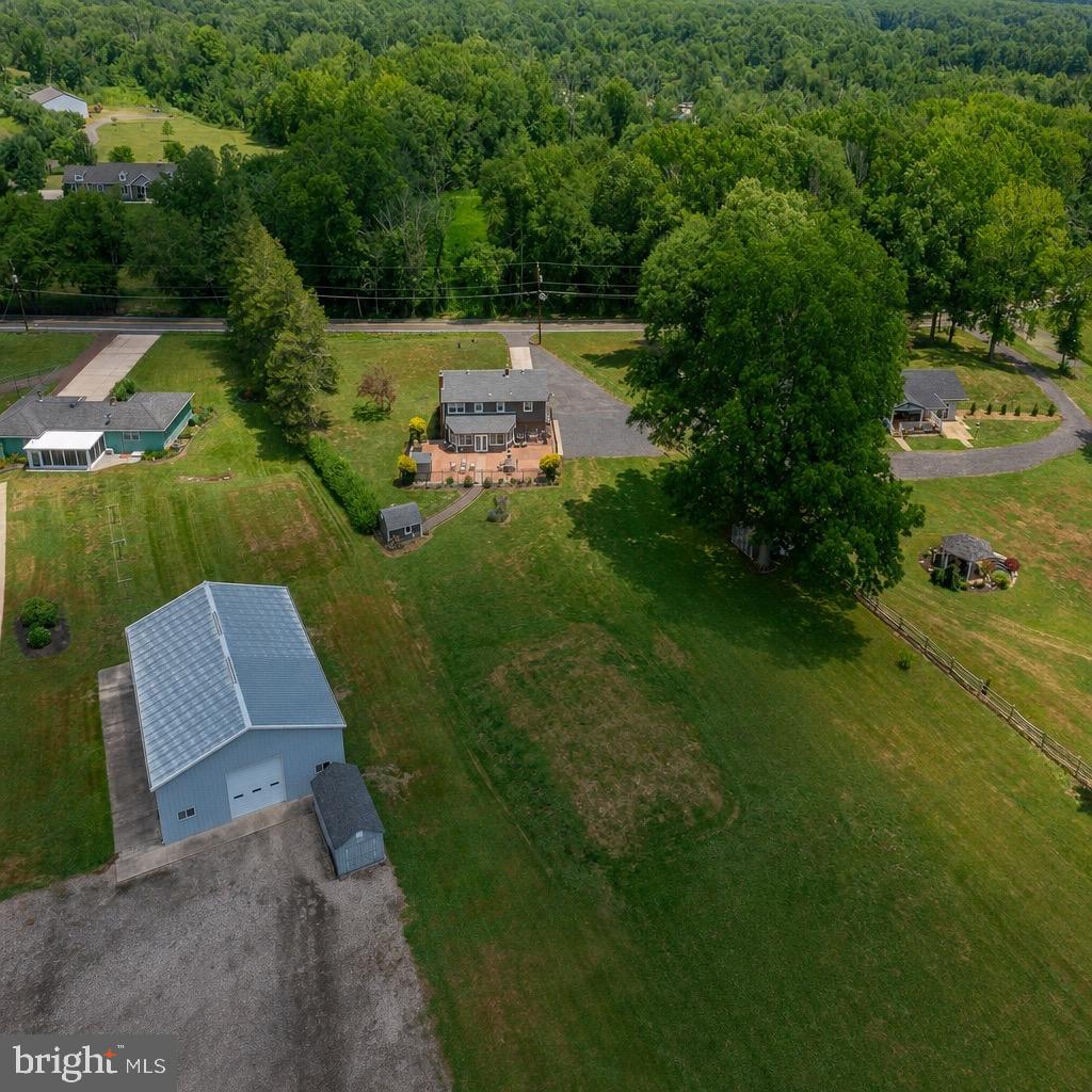 1024 Oxmead Road Eastampton, NJ 08060 - Photo 32 of 39 an aerial view of a house with pool yard outdoor and green space