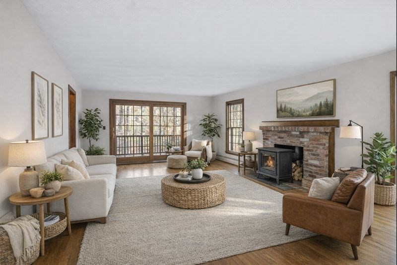 31 Mohawk Road Andover, MA 01810 - Photo 15 of 33 a living room with furniture and a fireplace