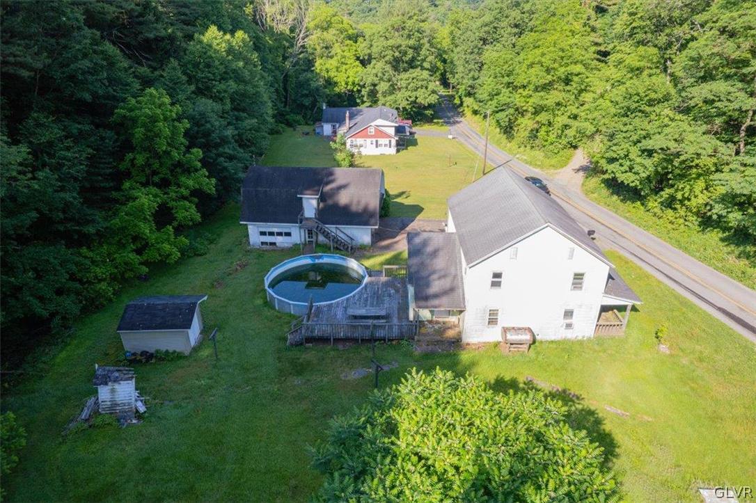 130 Christman Road Kunkletown, PA 18058 - Photo 17 of 44 an aerial view of a house with a yard