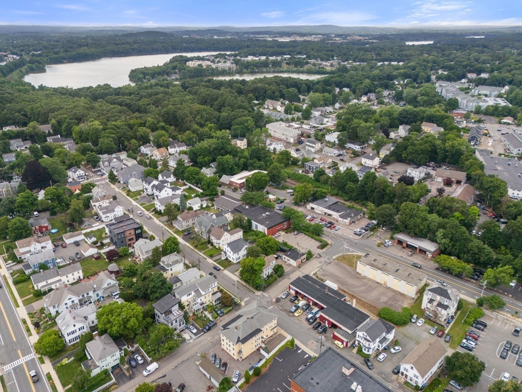 49 Summer Street Natick, MA 01760 - Photo 27 of 39 an aerial view of a city with lots of residential buildings