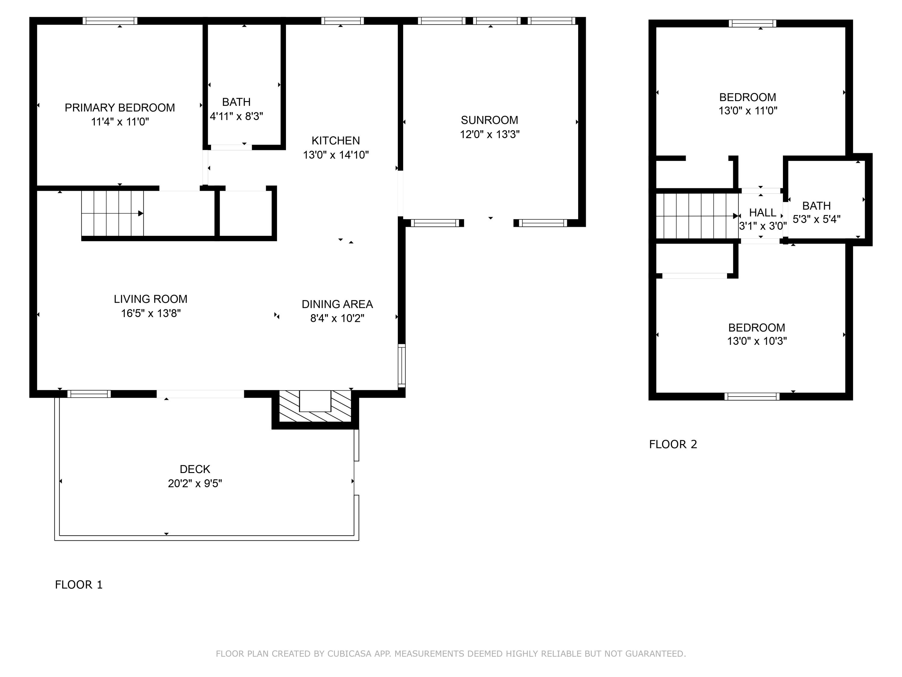 3109 Snowden Drive Bushkill, PA 18324 - Photo 69 of 69 2D Floor Plan for 3111 Snowden Drive_2