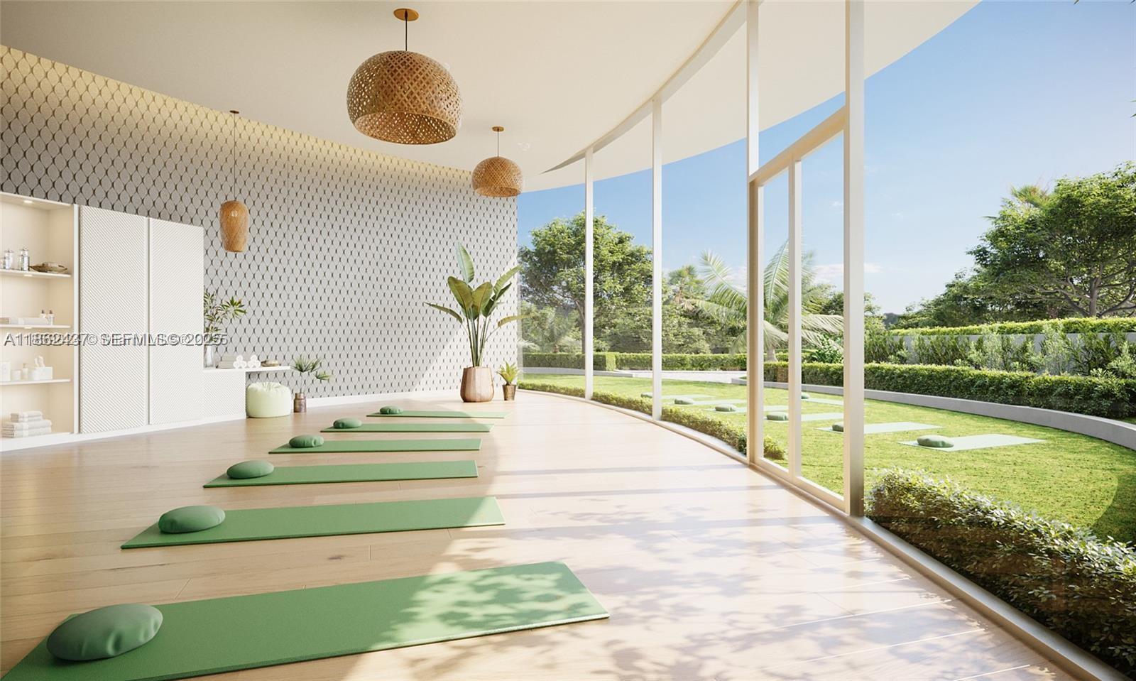 700 Northeast 24th Street, Unit 3304 Miami, FL 33137 - Photo 56 of 64 a view of swimming pool with a garden and plants