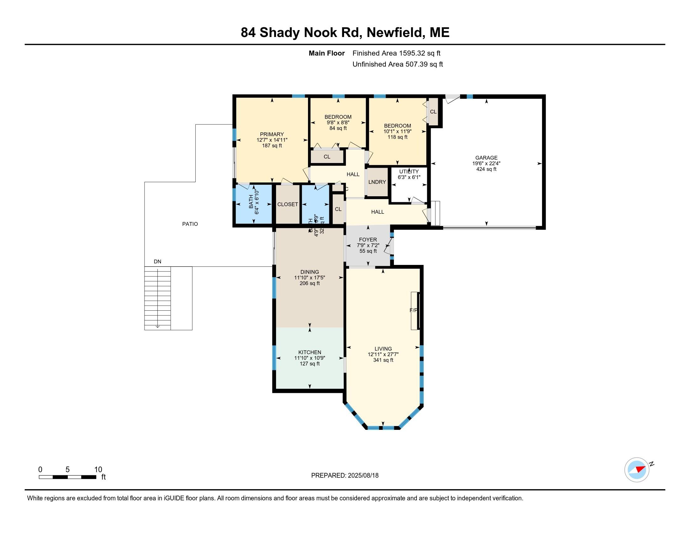 84 Shady Nook Road Newfield, ME 04095 - Photo 41 of 41 Floor Plan