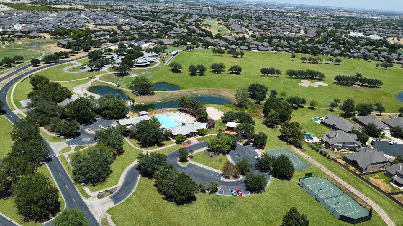 1609 Hidden Springs Path Round Rock, TX 78665 - Photo 28 of 37 an aerial view of a residential houses with outdoor space