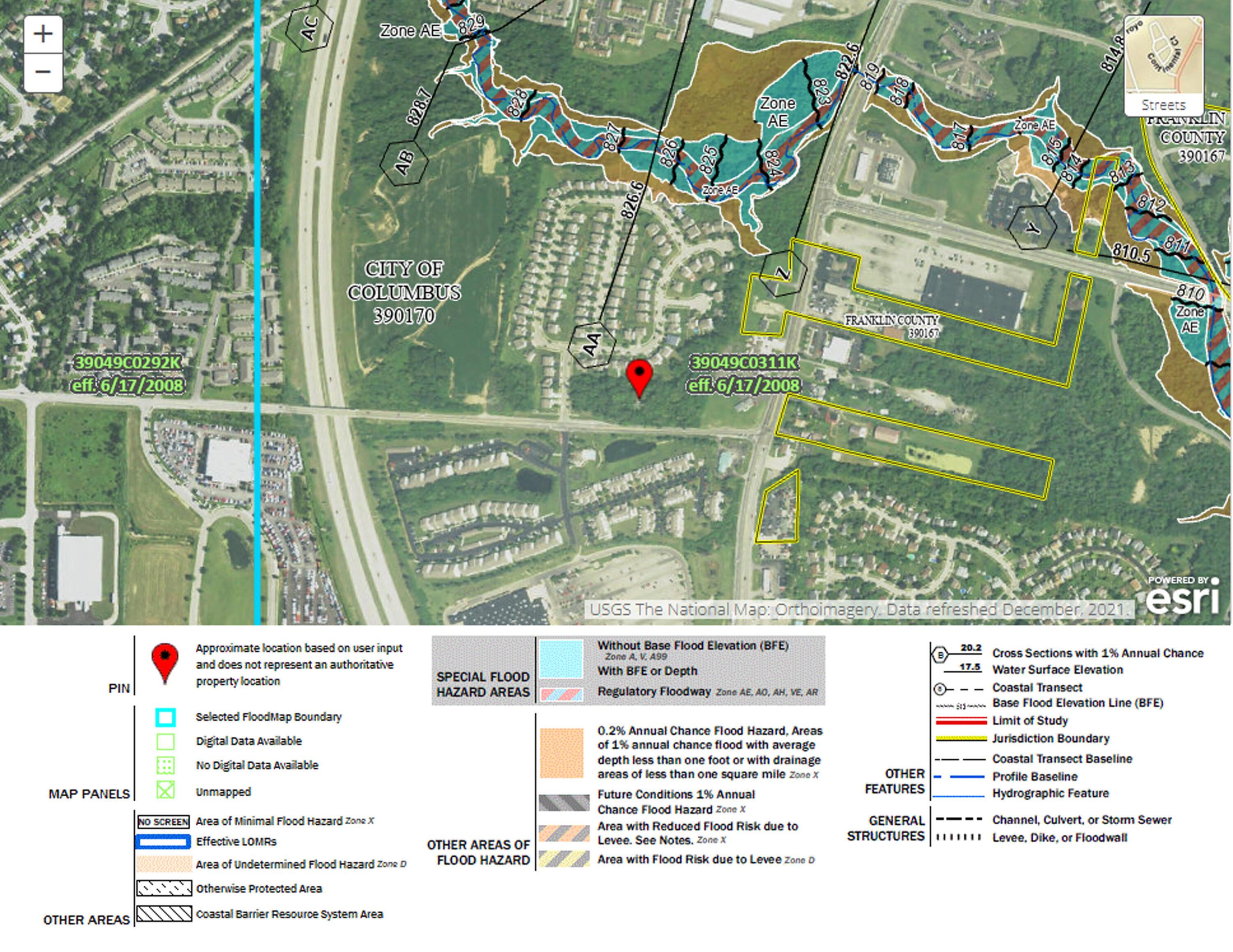 4518 Hall Road Columbus, OH 43228 - Photo 4 of 8 Flood Map 1.865 ac