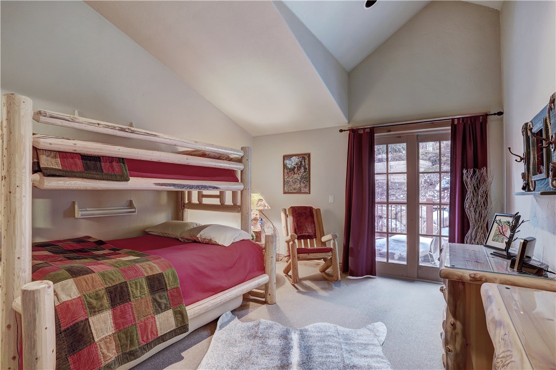 520 South Ridge Street, Unit 520 Breckenridge, CO 80424 - Photo 17 of 25 Upper Level Bedroom