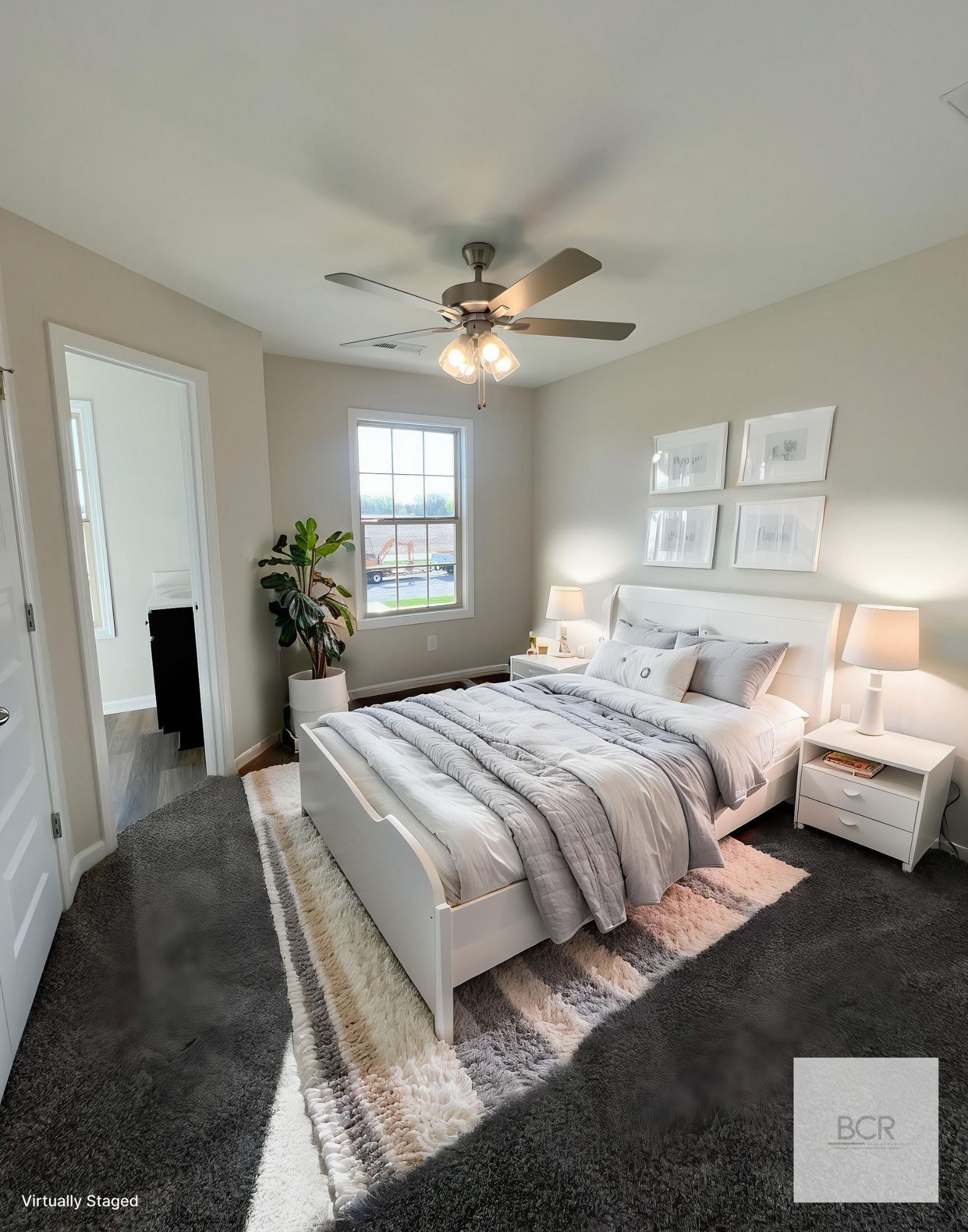 1130 Pembroke Oak Grove Road, Unit 4 Oak Grove, KY 42262 - Photo 26 of 37 a bedroom with a large bed and a chandelier