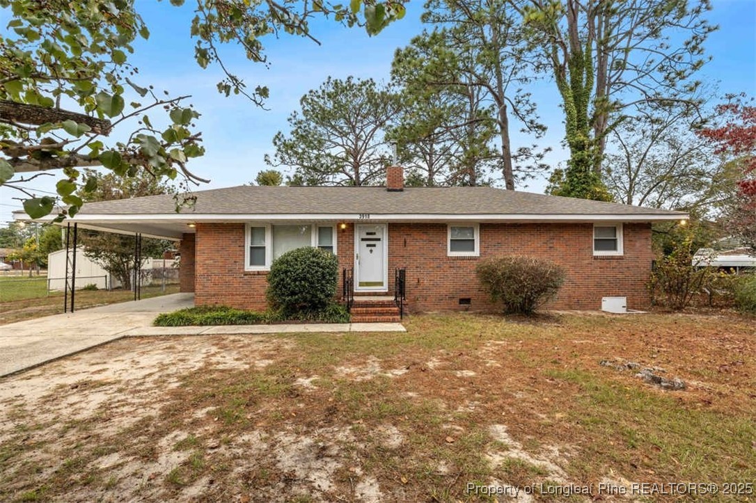 3918 Glenridge Road Fayetteville, NC 28304 - Photo 2 of 31 front view of house with a yard