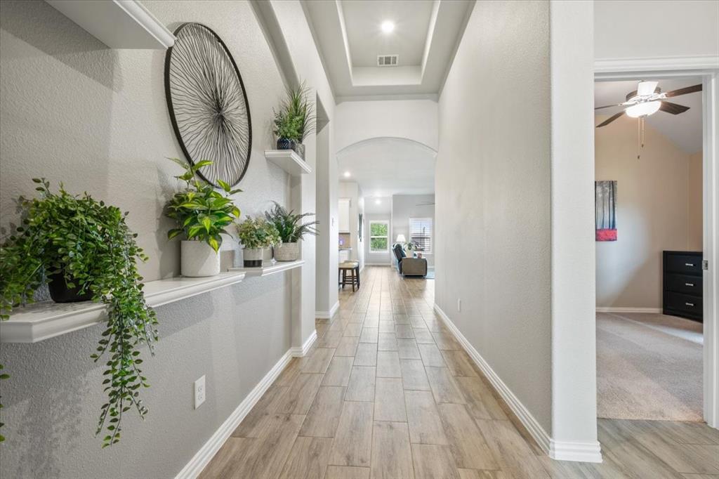 448 Windy Knoll Road Fort Worth, TX 76028 - Photo 3 of 40 Wood-look Tile