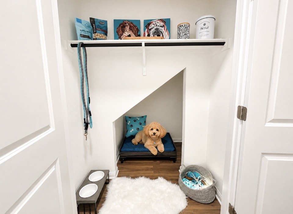 8534 Wellspring Loop Round Rock, TX 78665 - Photo 9 of 32 Entry hallway closet. Thoughtfully designed space for furry companions, or an spacious closet