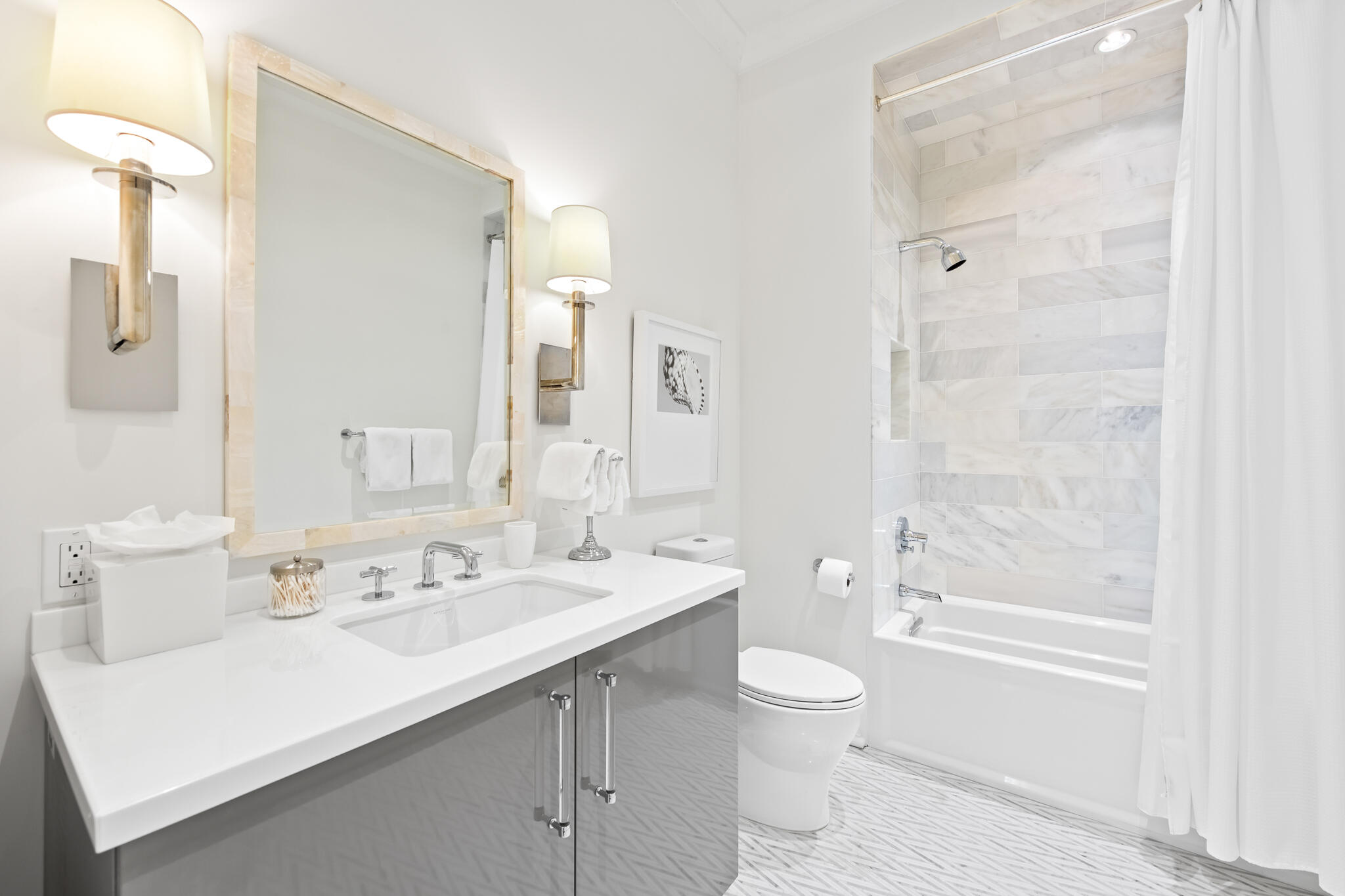 32 Shinbone Court Inlet Beach, FL 32461 - Photo 26 of 53 a bathroom with a sink a toilet and shower
