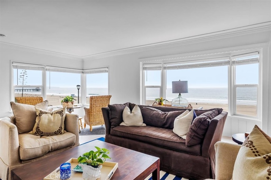 2000 The Strand Manhattan Beach, CA 90266 - Photo 12 of 57 a living room with furniture and a large window