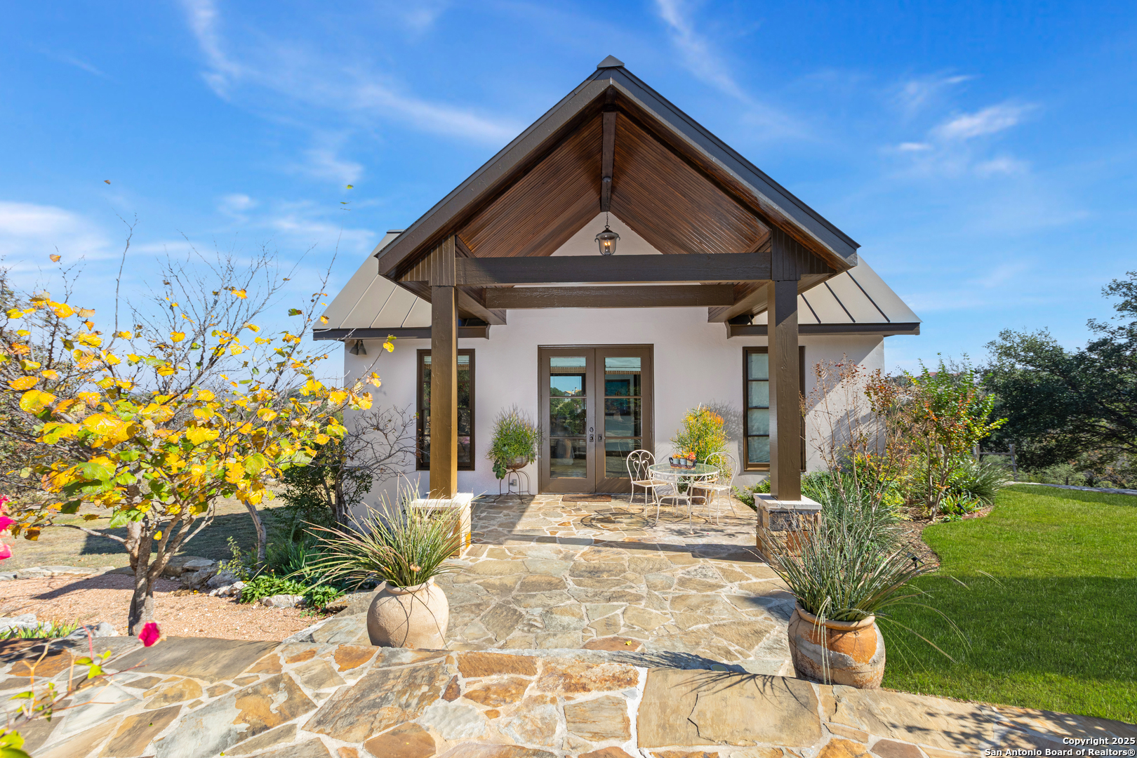 165 Painted Sky Comfort, TX 78013 - Photo 20 of 49 a front view of a house with a yard