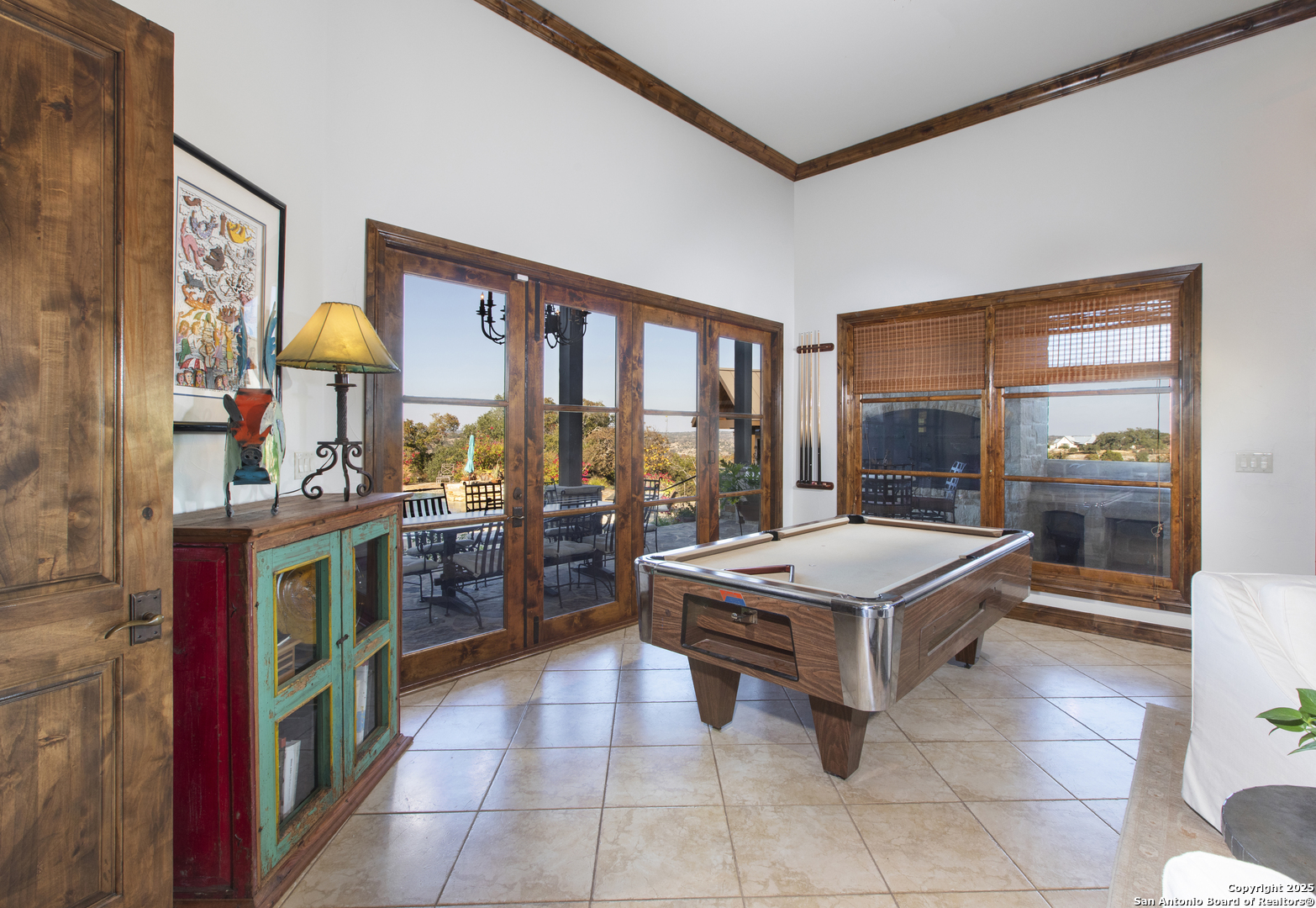 165 Painted Sky Comfort, TX 78013 - Photo 40 of 49 a kitchen with stainless steel appliances granite countertop a stove a sink and a refrigerator