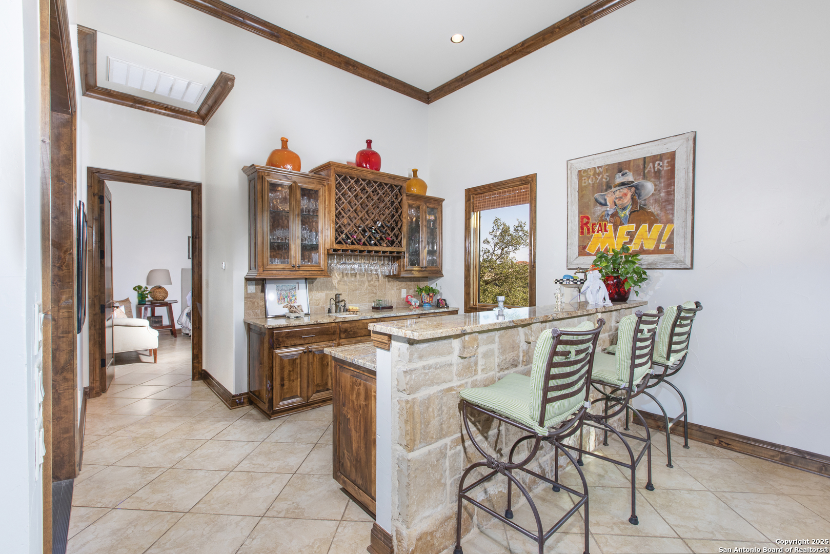 165 Painted Sky Comfort, TX 78013 - Photo 43 of 49 a kitchen with stainless steel appliances a stove a refrigerator and a dining table