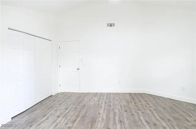 a view of an empty room