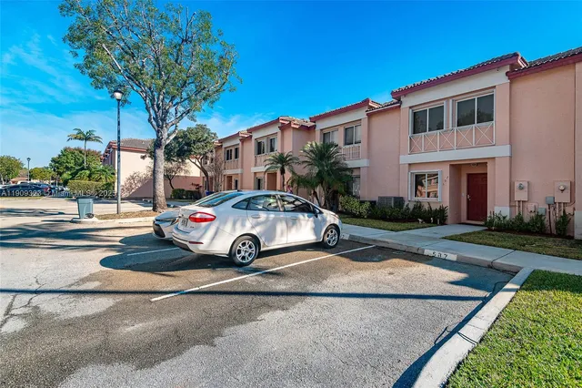 a car parked on the side of a road