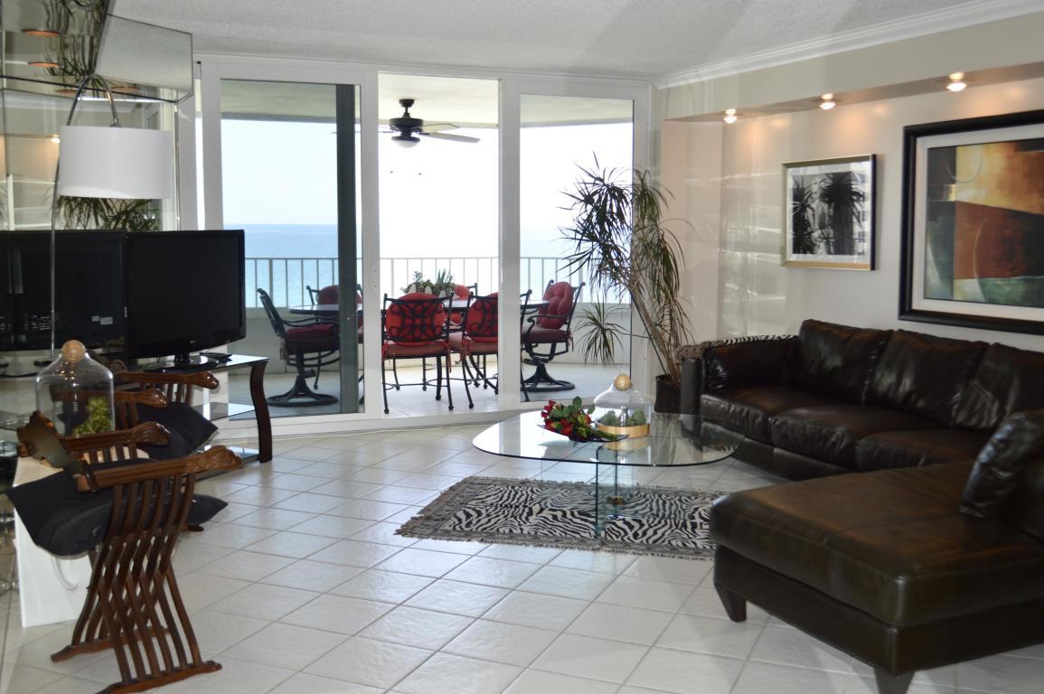 550 South Ocean Boulevard, Unit 805 Boca Raton, FL 33432 - Photo 15 of 31 main salon with ocean view