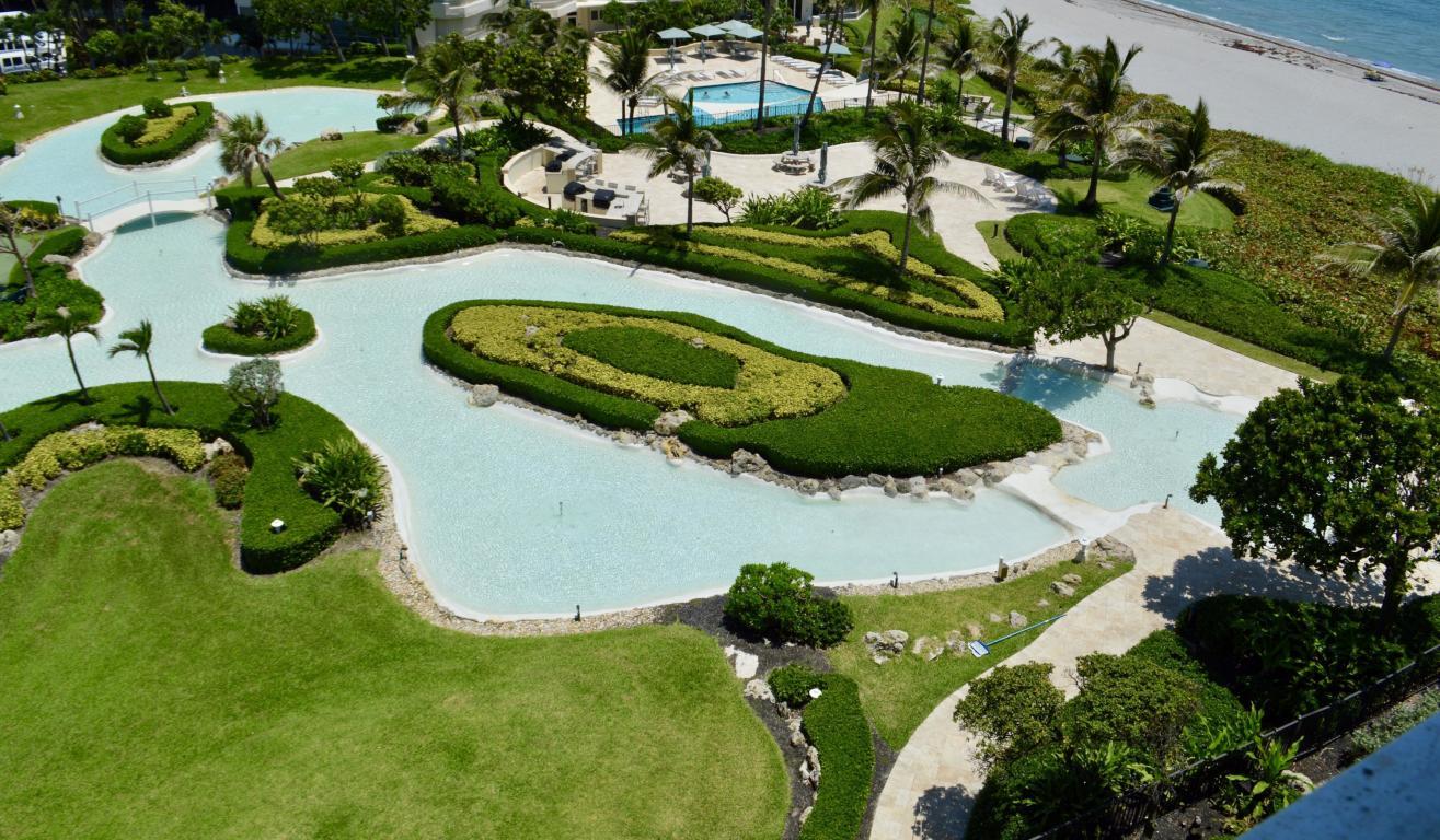 550 South Ocean Boulevard, Unit 805 Boca Raton, FL 33432 - Photo 6 of 31 putting green lush landscaping