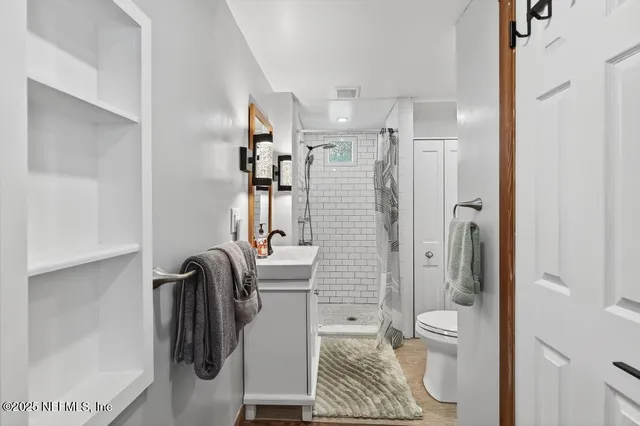 a backyard of a house