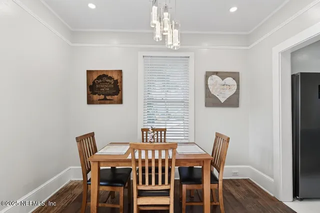 a view of a lake with a yard