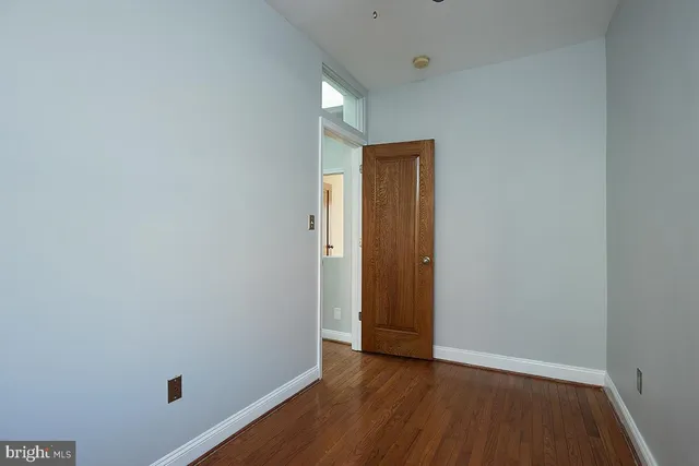 a view of an empty room